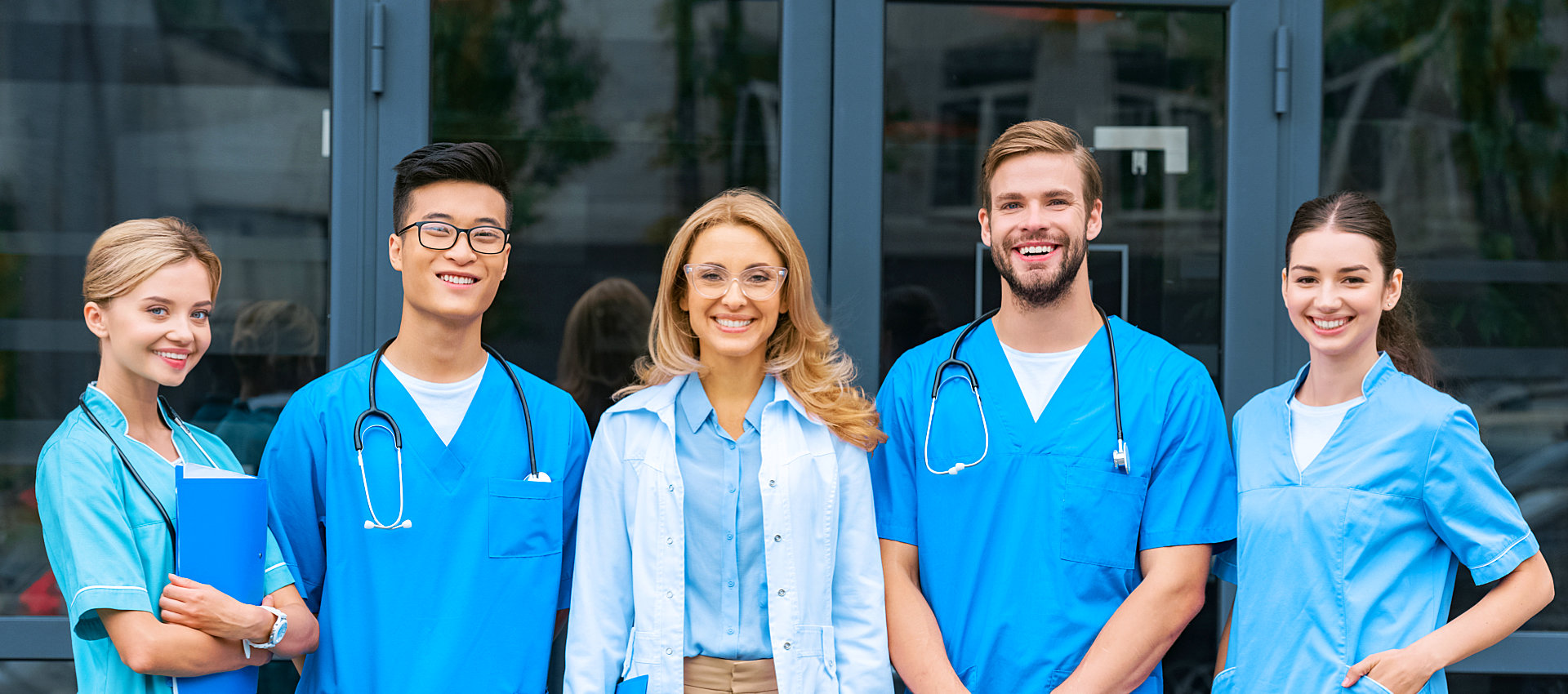 medical staffs smiling